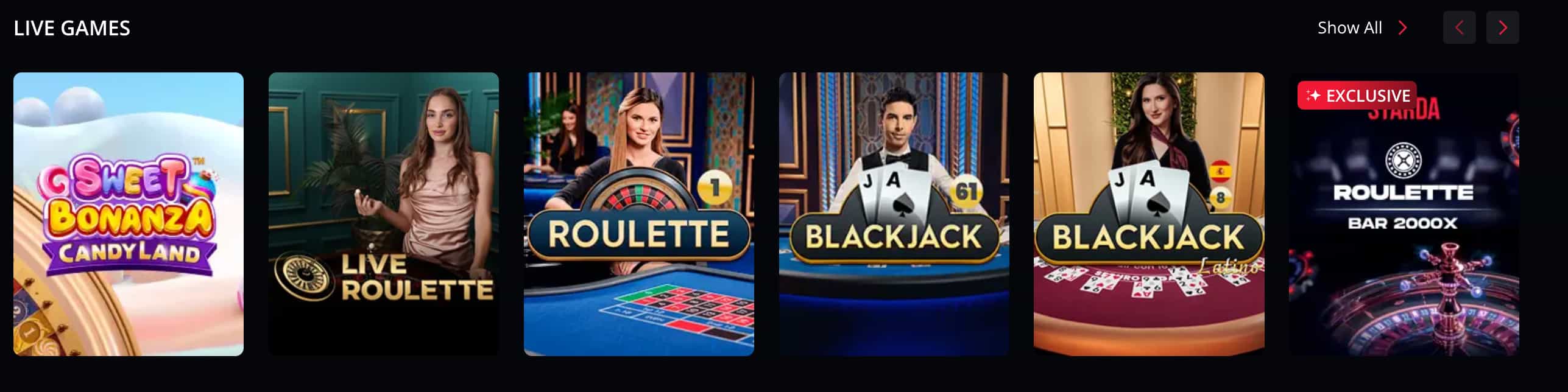 Starda Casino cashier with Interac and crypto options
